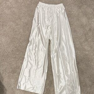 Elegant White Wide Leg Pants